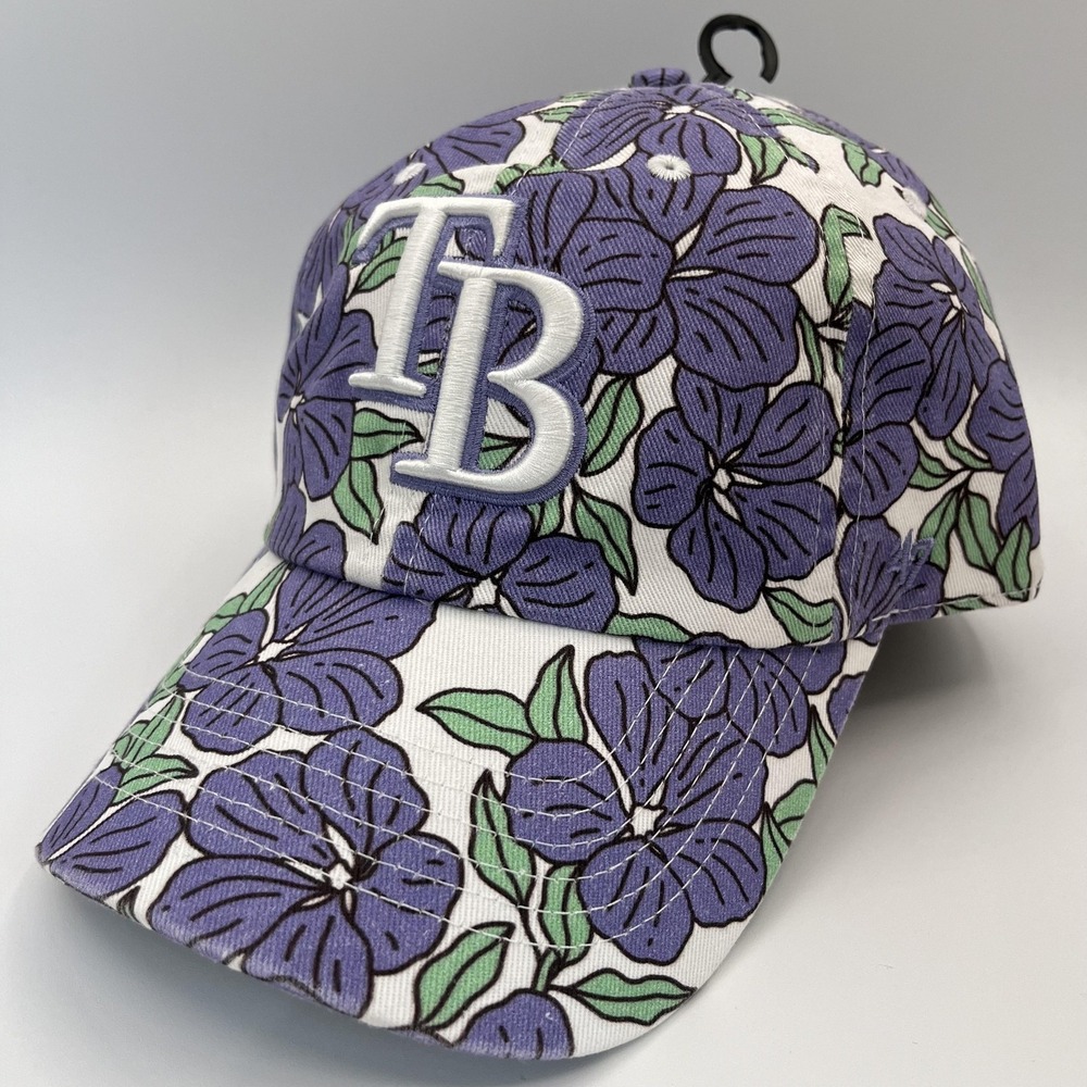 Tampa Bay Rays 47 Brand Womens Hat‎ Cap Strap Back Floral One Size MLB NEW